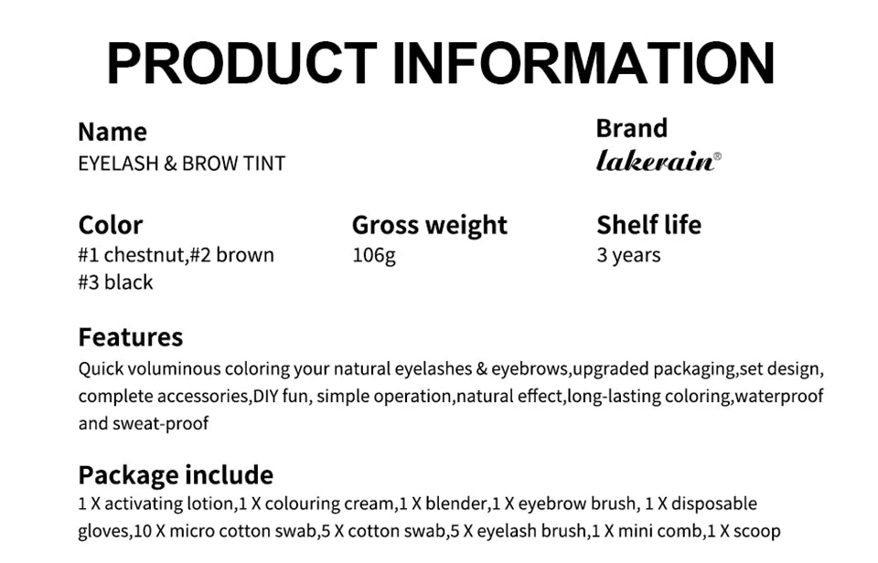 Eyelash and Brow Tint Kit for Natural Looking Results - 16