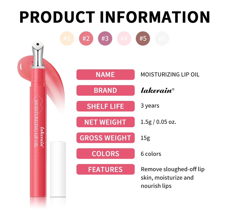 Moisturizing Lip Oil for Hydrated Lips - 18
