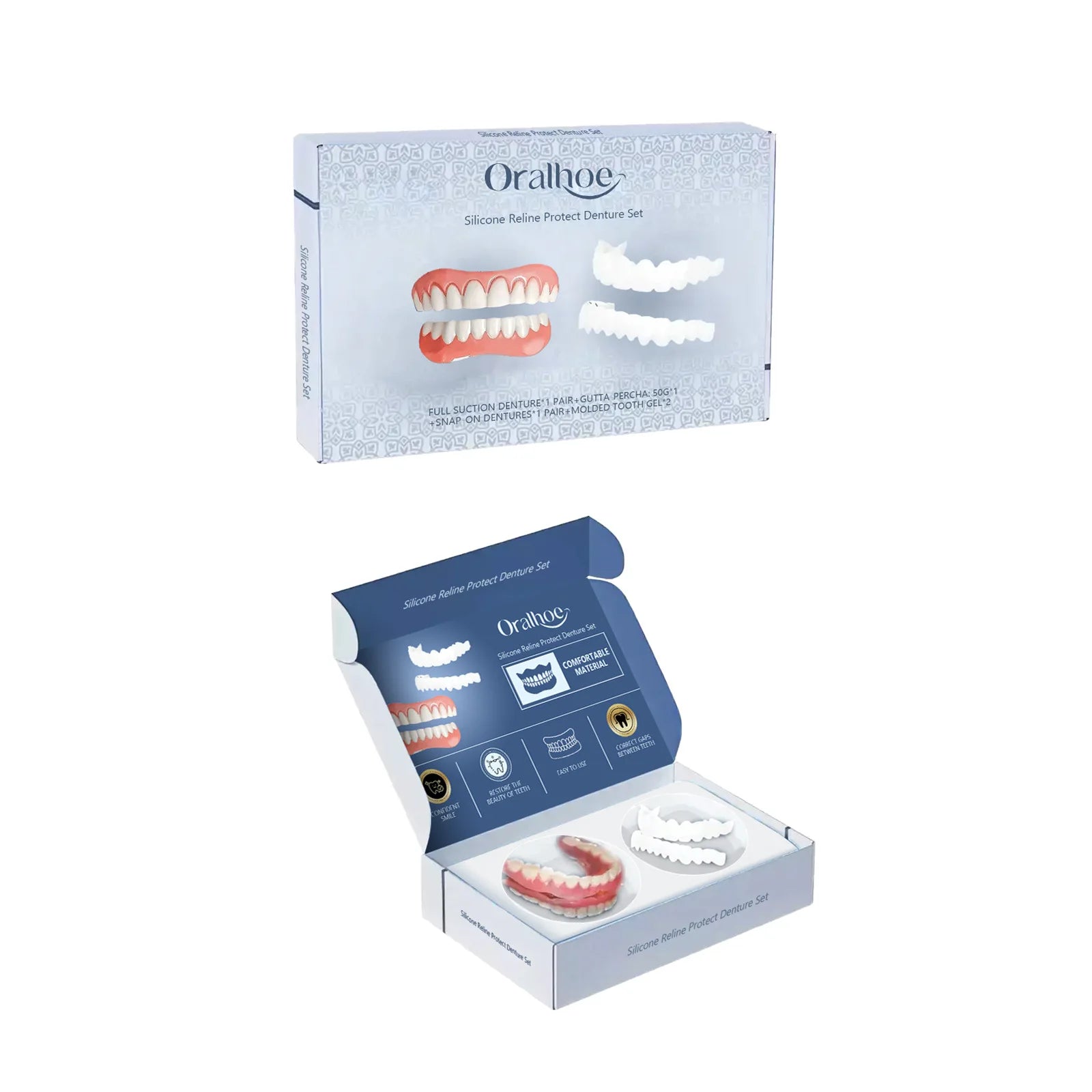 Adjustable False Teeth Kit for a Natural Smile - 6