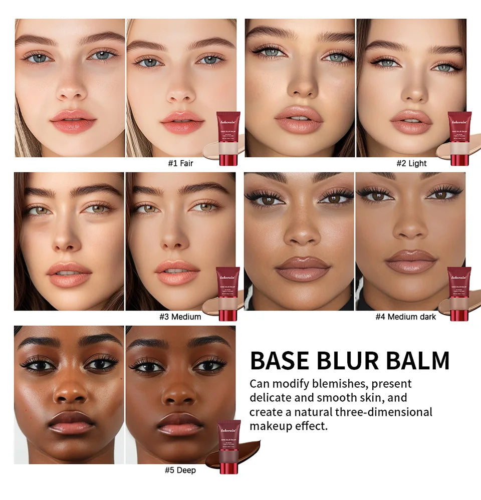Base Blur Balm Foundation Long Lasting Oil Control
