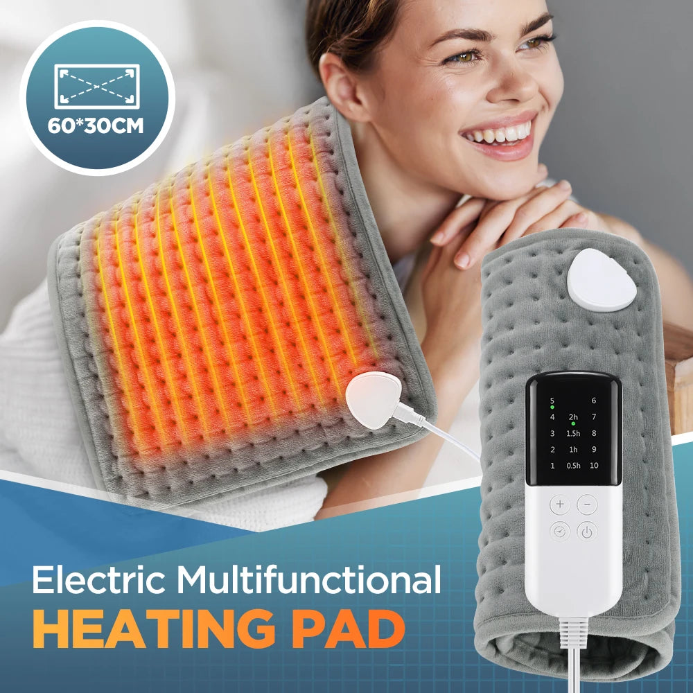 Electric Heating Pad with 10 Temperature Settings - 7