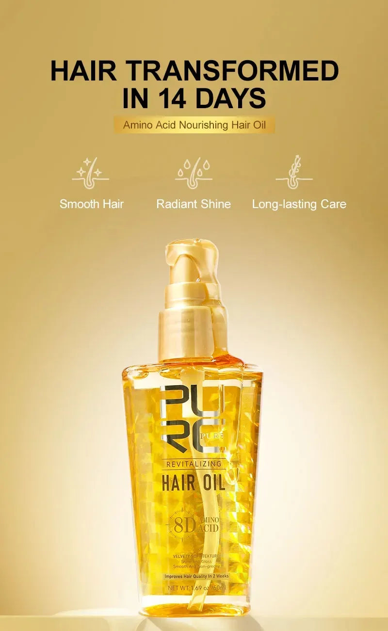 Amino Acid Hair Oil for Deep Nourishment and Shine