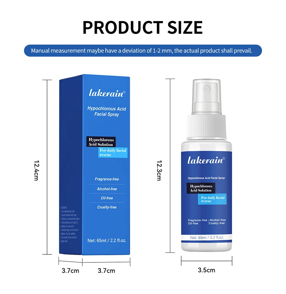 Hypochlorous Acid Facial Spray for Skin Recovery