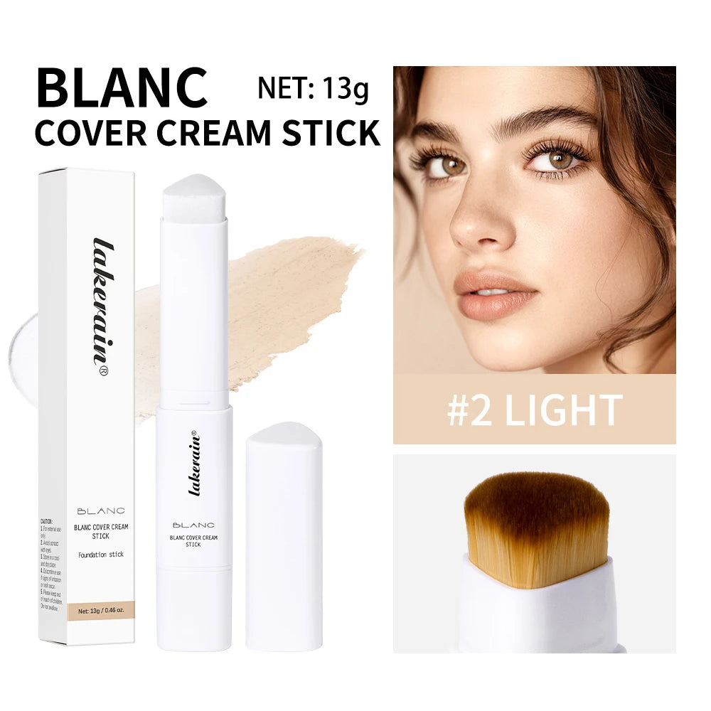 Color Changing Foundation Stick with Built In Blending Brush