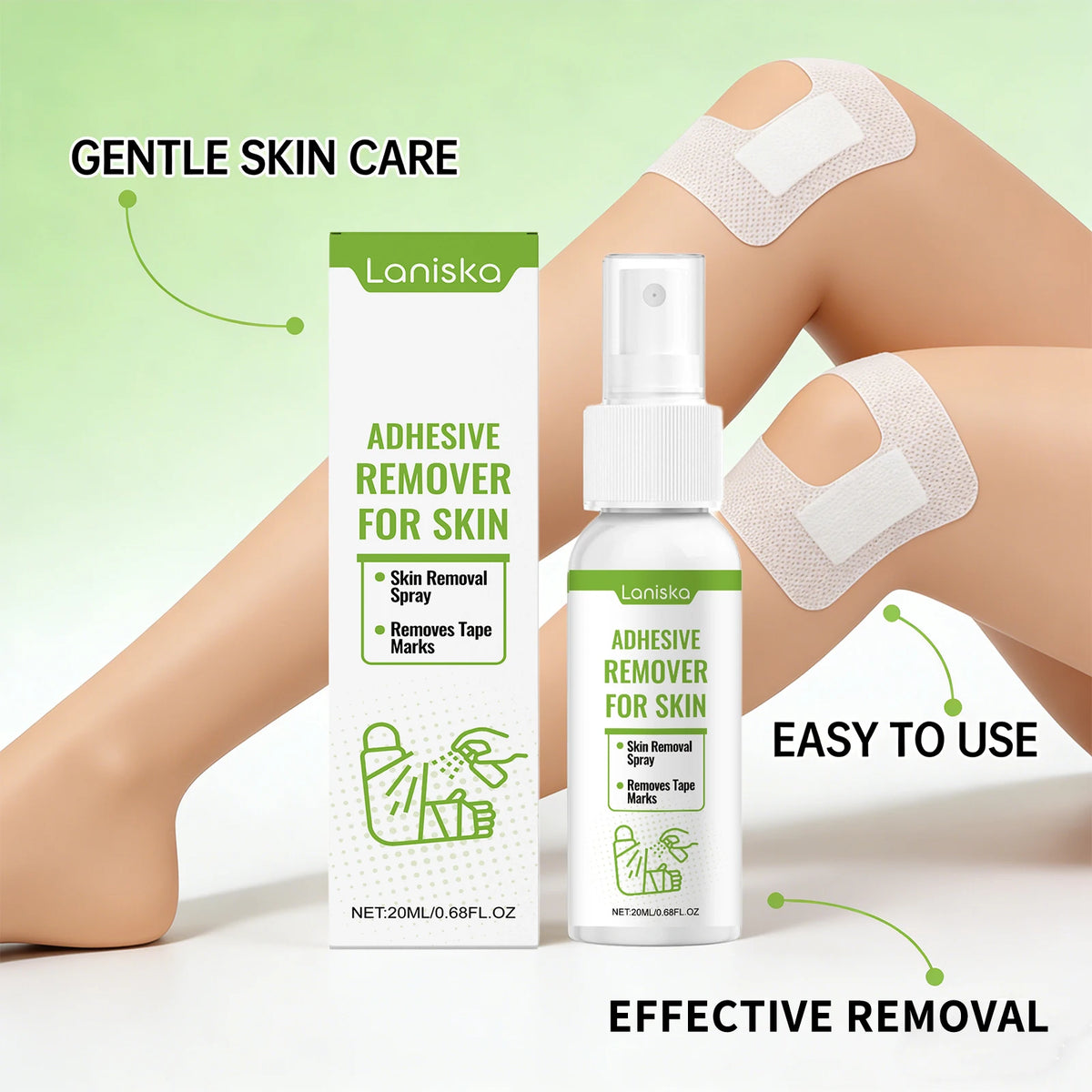 Adhesive Remover Spray for Skin Gentle Tape and Bandage Removal