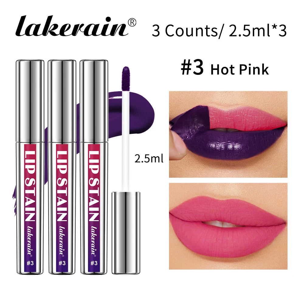 Peel Off Lip Stain Set Waterproof Long Lasting