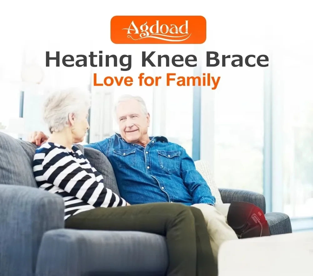 Electric Heated Knee Brace with 3 Adjustable Heat Settings