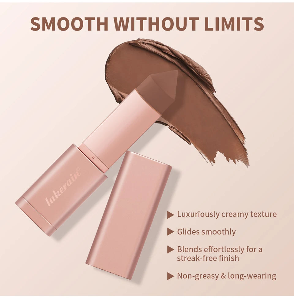 Cream Bronzer Stick for Seamless Face Contouring