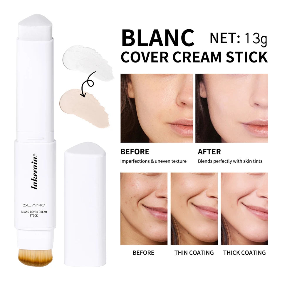 Color Changing Foundation Stick with Built In Blending Brush