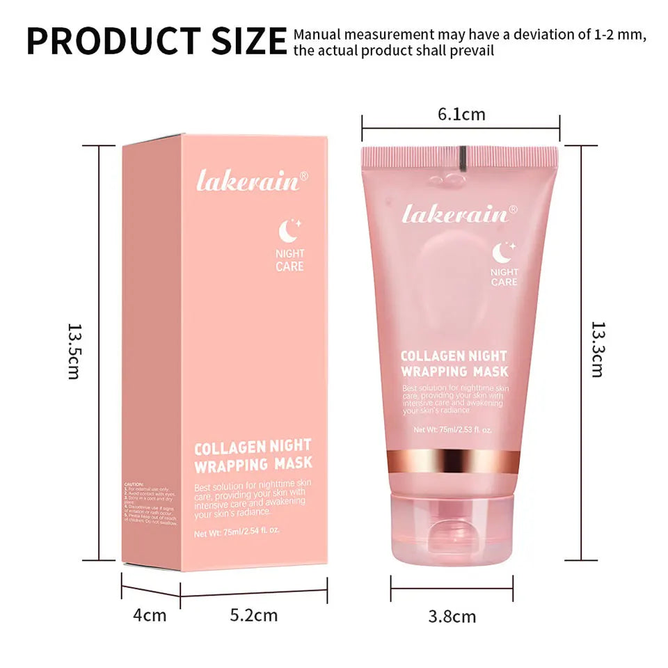 Collagen Night Wrapping Mask for Intensive Hydration and Firming - 16