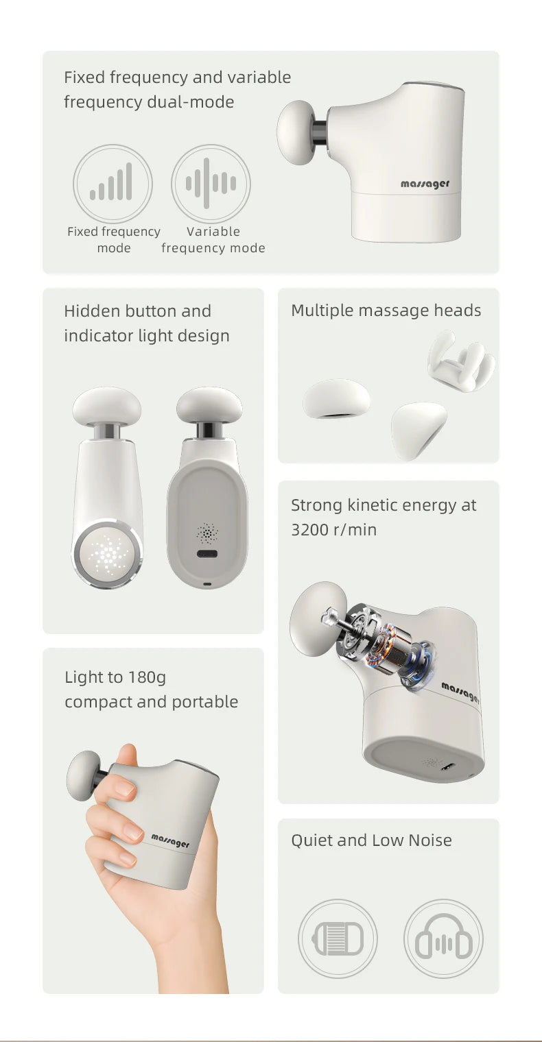 Portable Massage Gun for Deep Tissue Muscle Recovery - 8