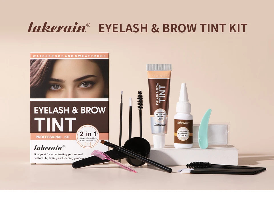 Eyelash and Brow Tint Kit for Natural Long Lasting Color - 7