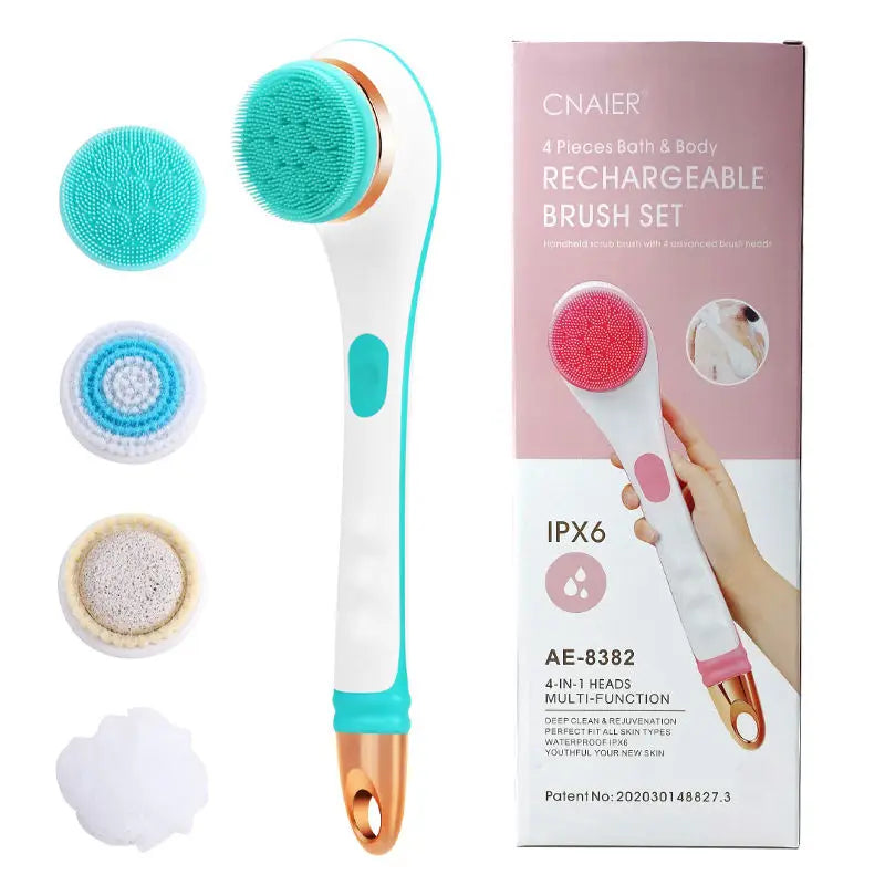 Electric Bath Brush with Long Handle for Deep Cleaning - 7
