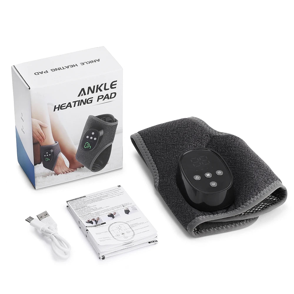 Wireless Ankle Massager with Heat and Vibration for Deep Relaxation - 20