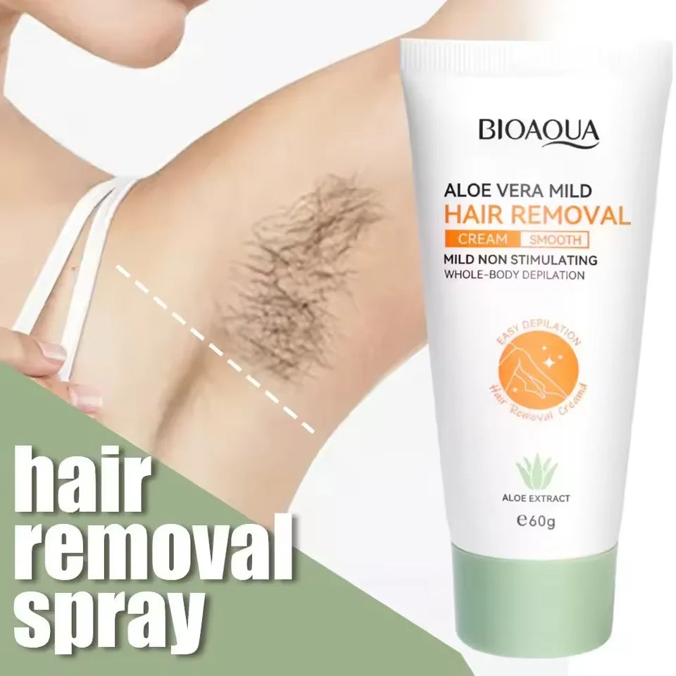 Aloe Vera Hair Removal Cream for Painless Smooth Skin