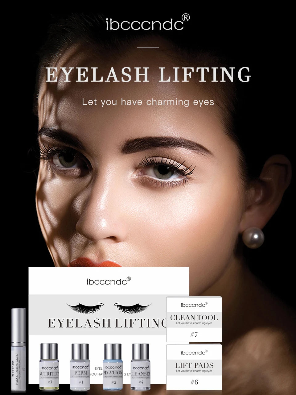 Professional Eyelash Lifting Kit for Long Lasting Natural Curl