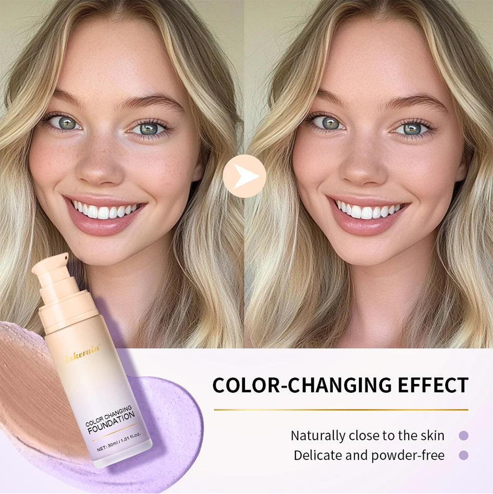 Color Changing Foundation for a Radiant Flawless Glow
