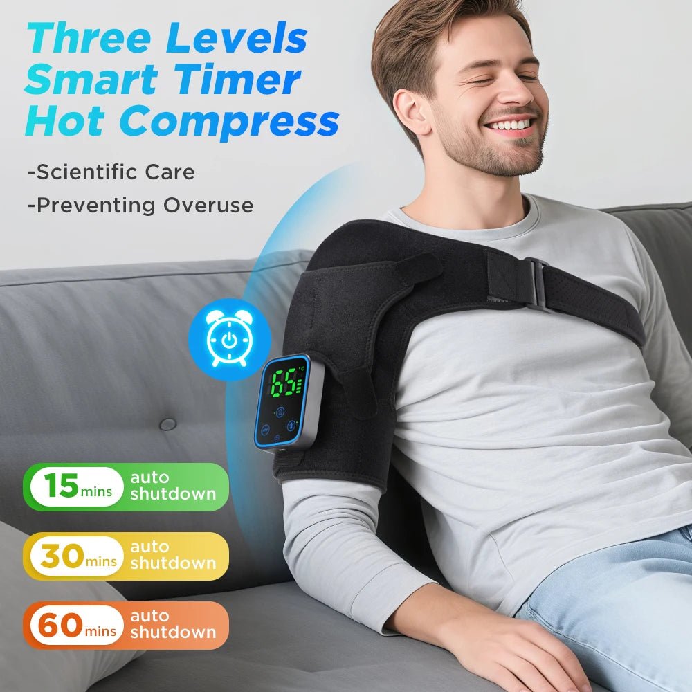 Wireless Shoulder Heating Massager with App Control - 11