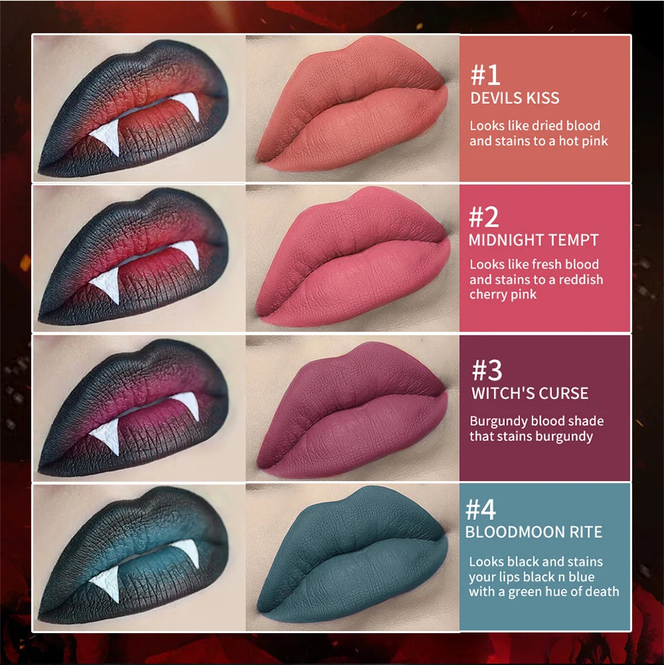 Matte Bloody Lip Stain Long-lasting Waterproof Tint - 11
