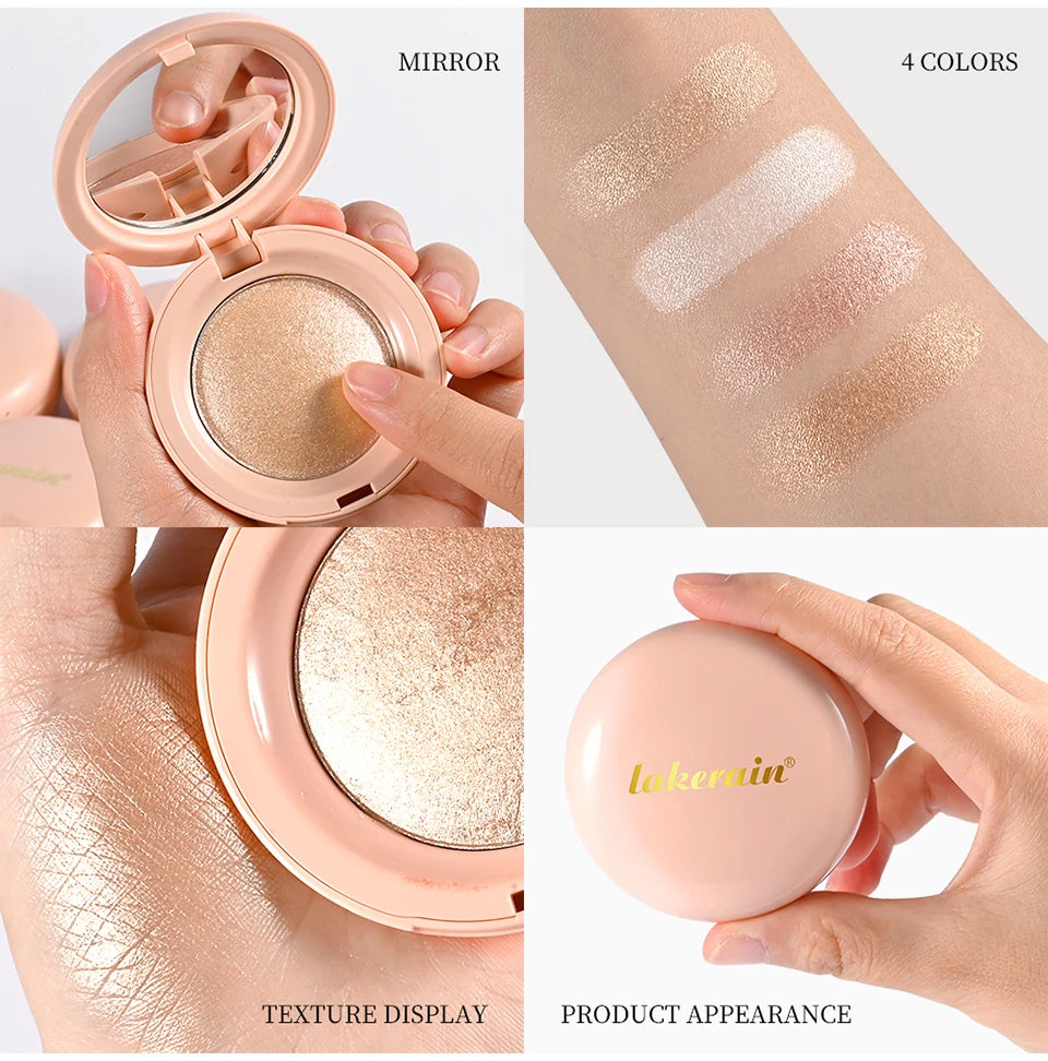 Baked Powder Highlighter for a Natural Radiant Glow