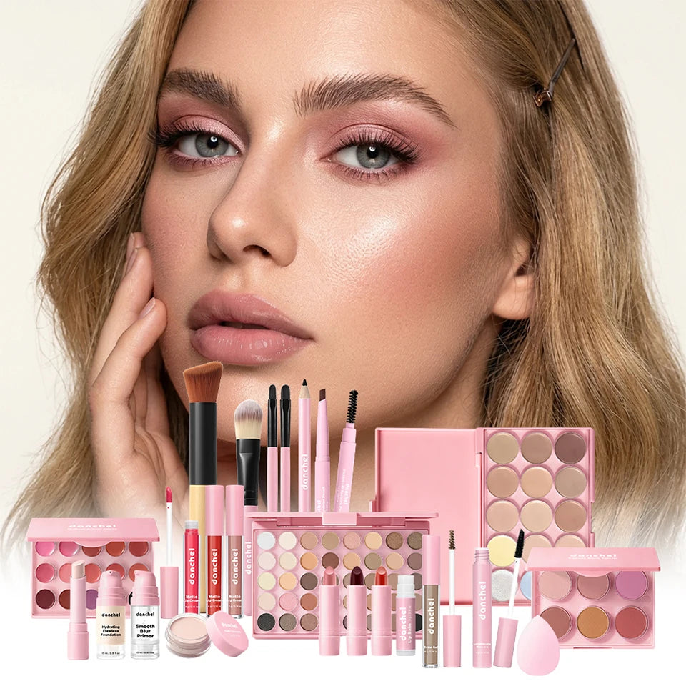 All in One Makeup Kit Beginner Friendly Complete Set - 11
