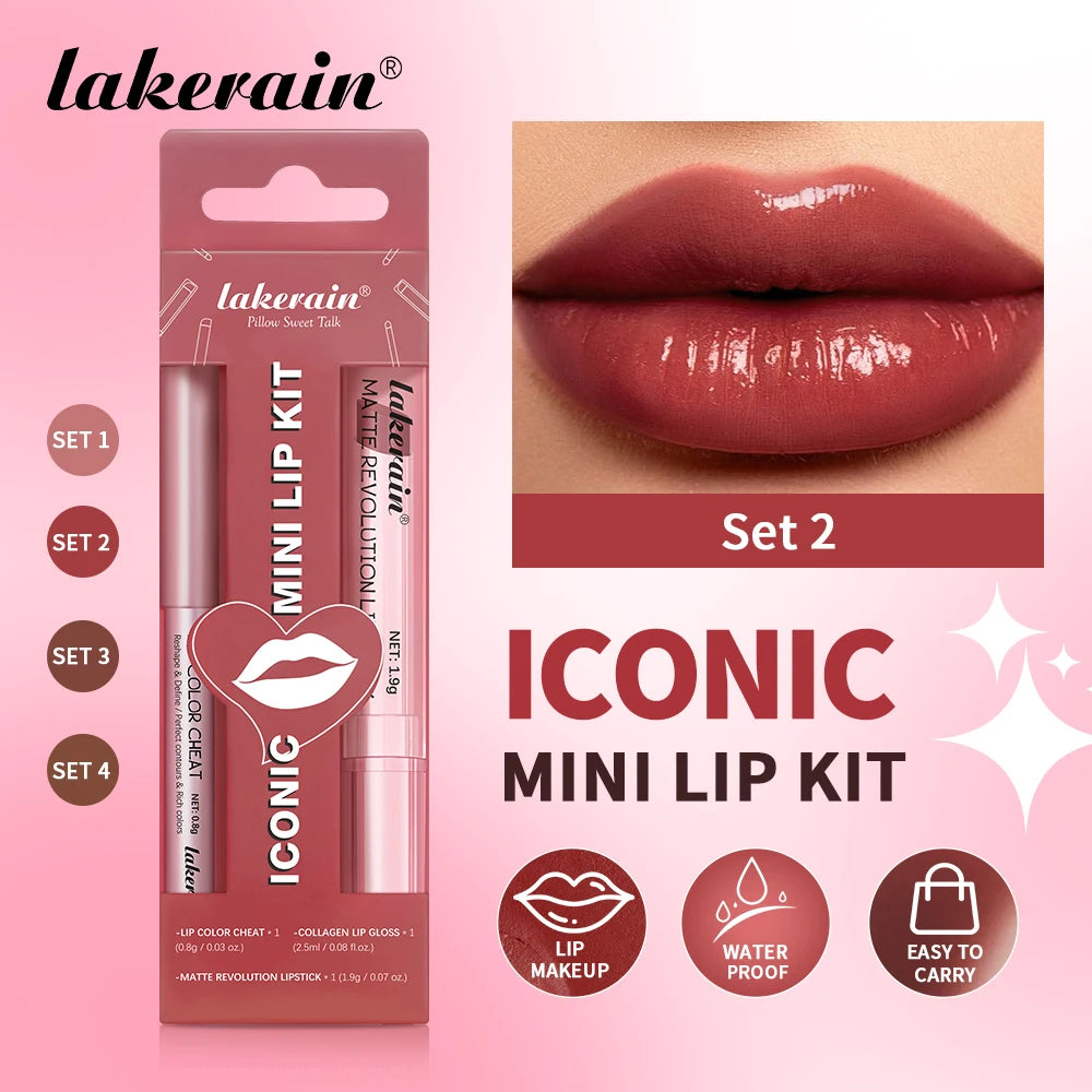 Iconic Mini Lip Kit with Long Lasting Matte Finish - 1