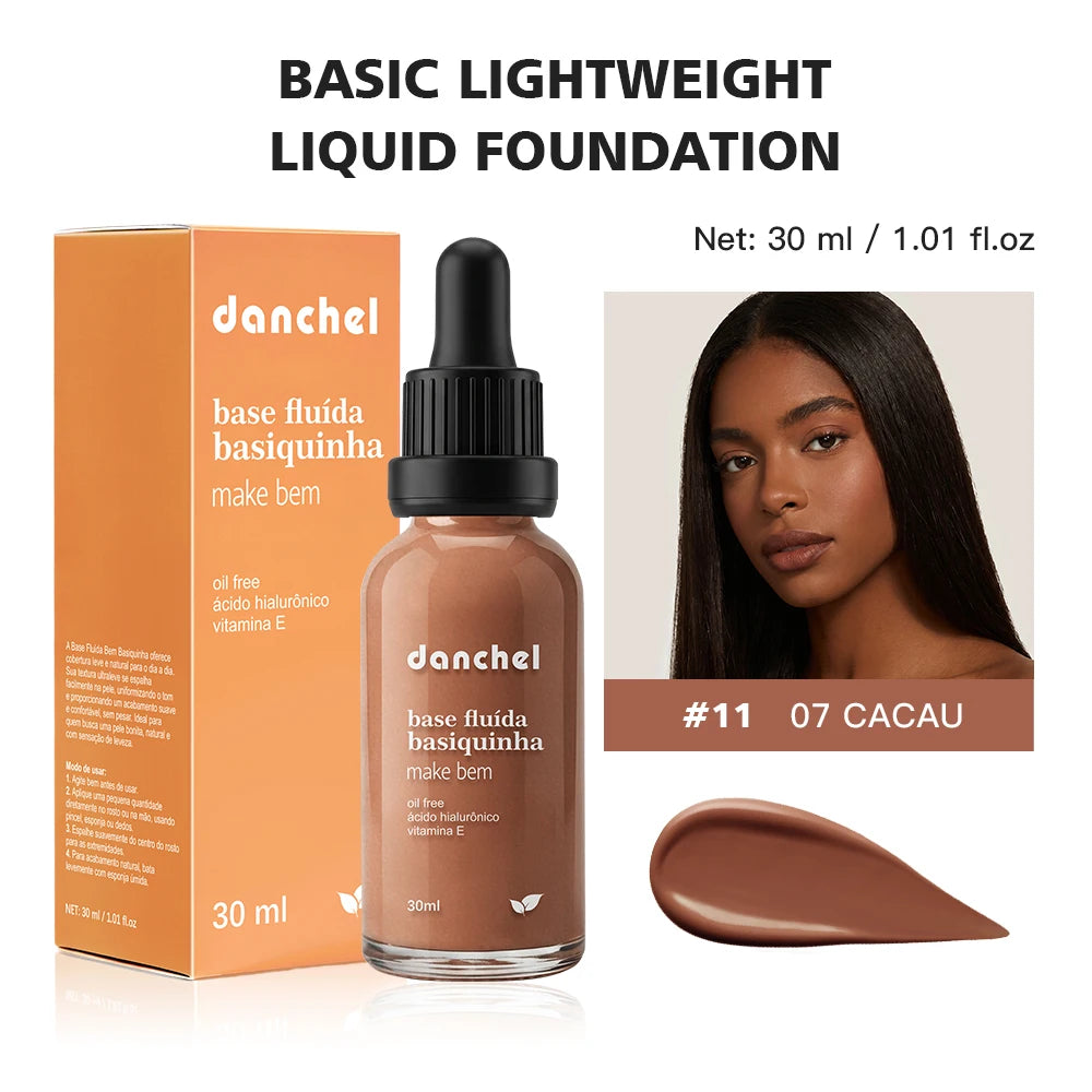 Basic Lightweight Liquid Foundation for a Smooth Matte Finish