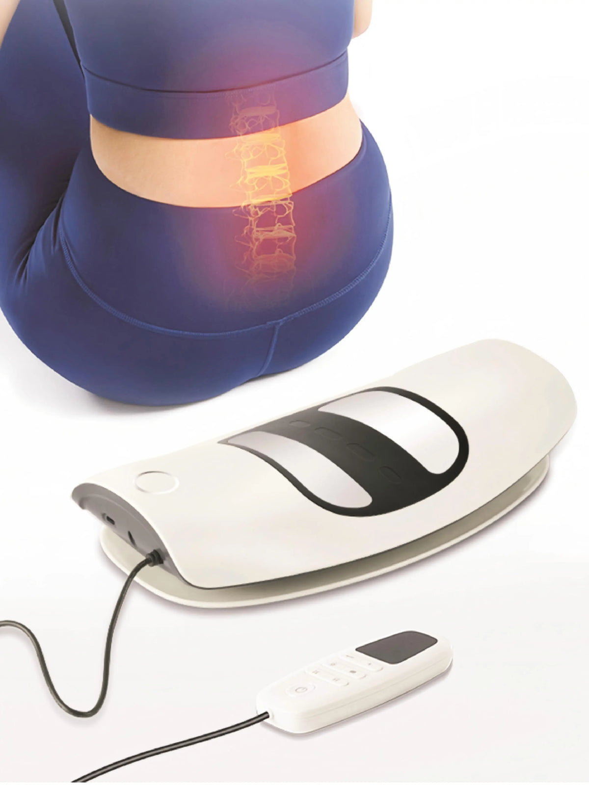 Lumbar Traction Device with Dynamic Airbag Massage