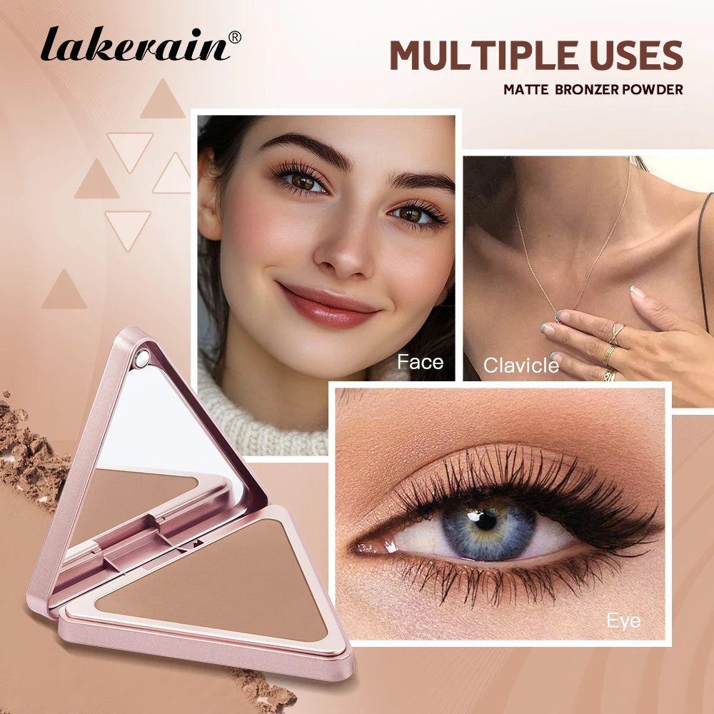Matte Bronzer Powder Long Lasting Face Contour - 24