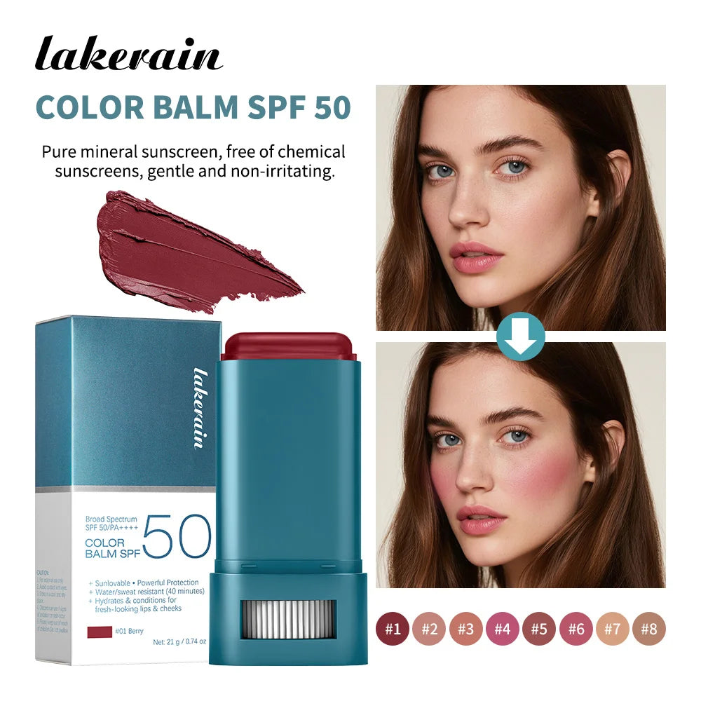 Color Balm SPF 50 Tinted Sunscreen Stick for Face - 1