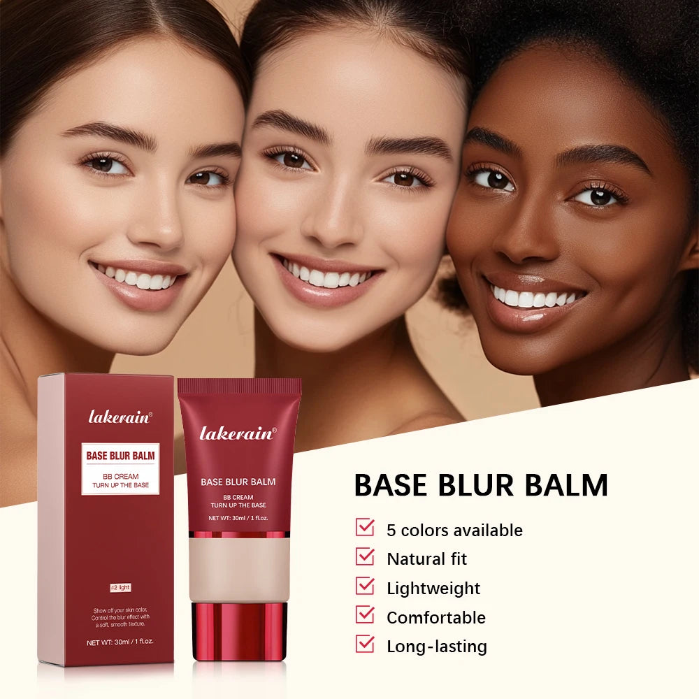 Blur Base Balm with Applicator Brush for a Natural Matte Finish - 4