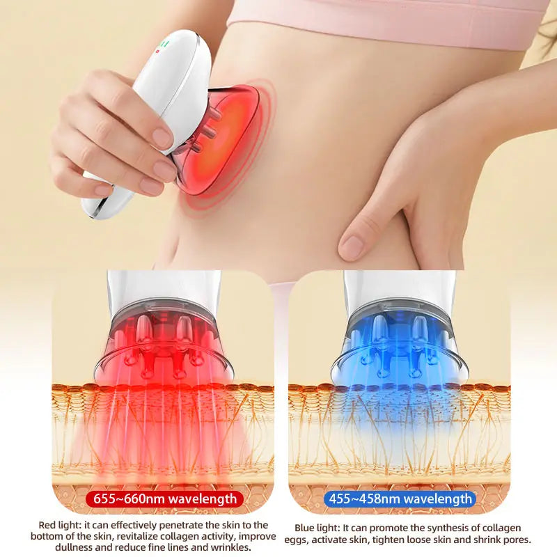 Body Sculpting Massager with LED Light for Face and Body - 4