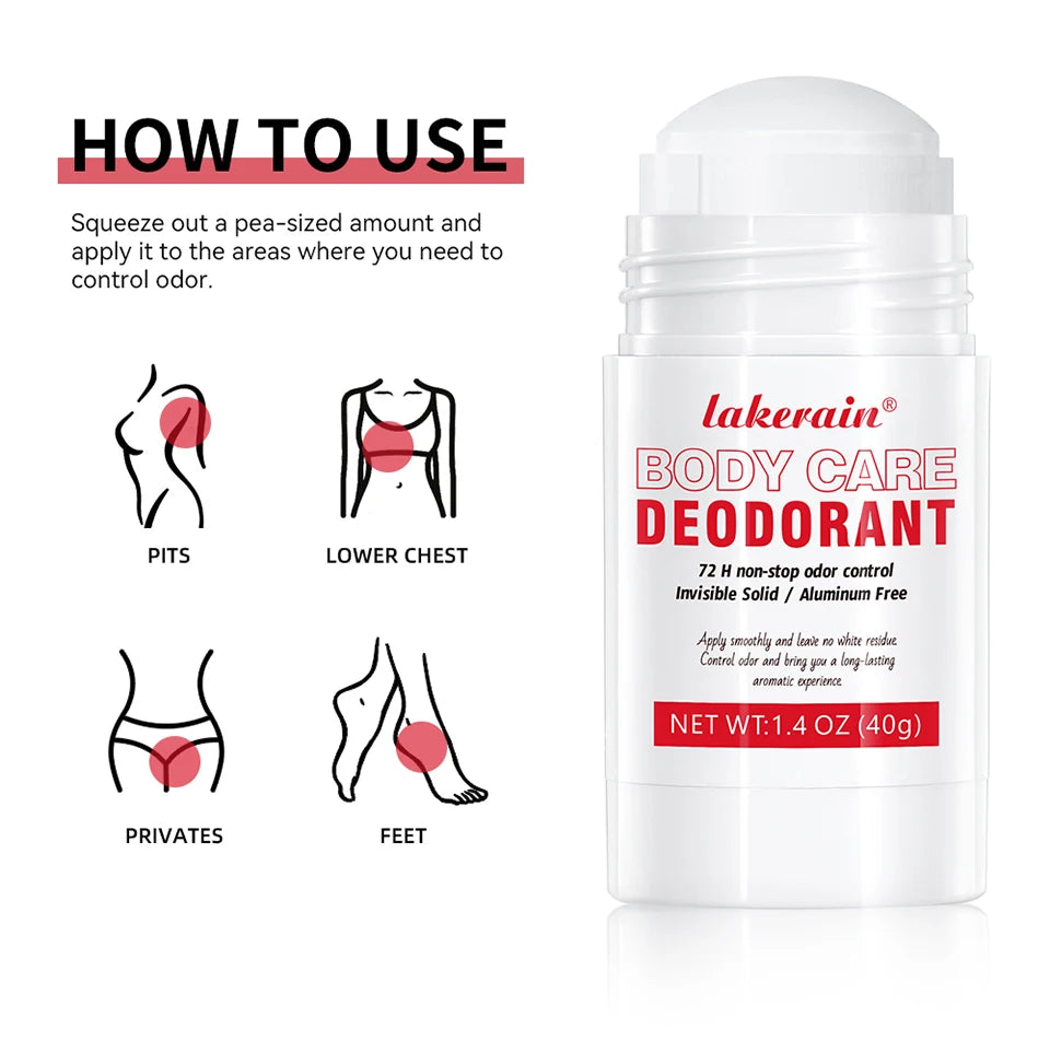 Full Body Deodorant Balm Long Lasting Odor Control