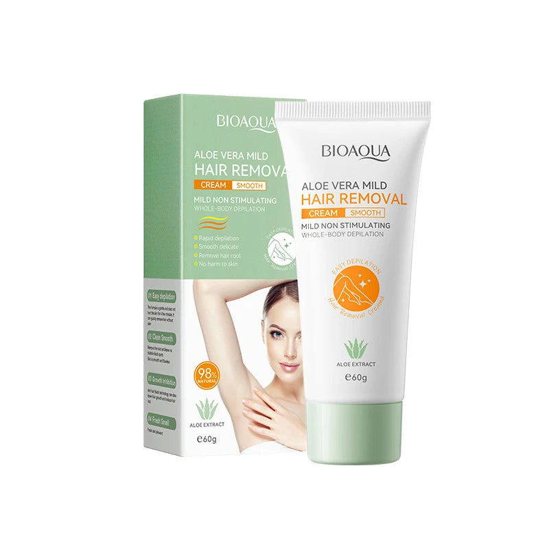 Aloe Vera Hair Removal Cream for Painless Smooth Skin - 15