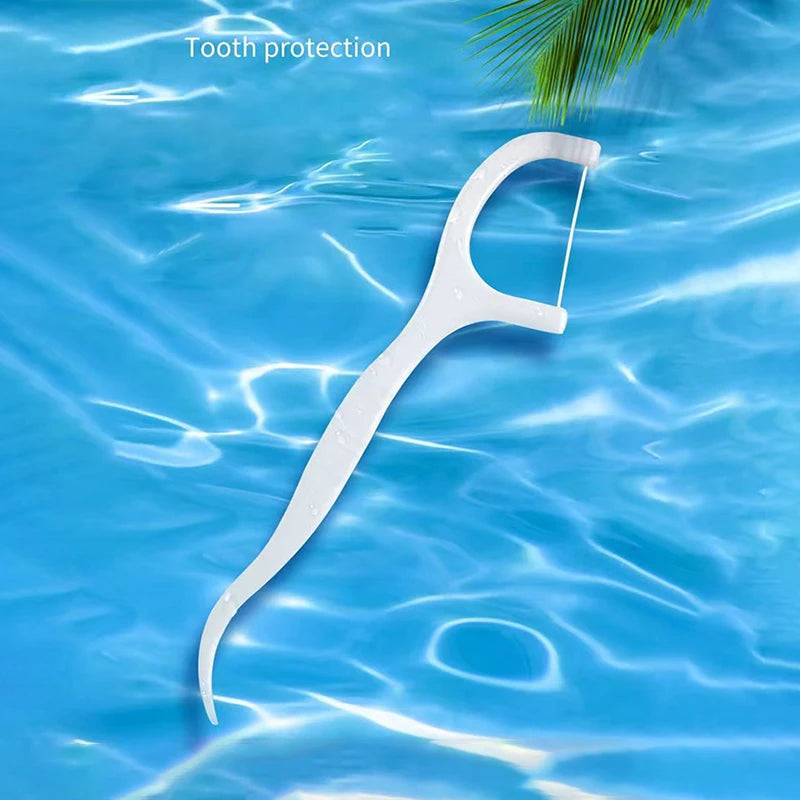 Portable Dental Floss Picks for Effective Daily Oral Cleaning - 8