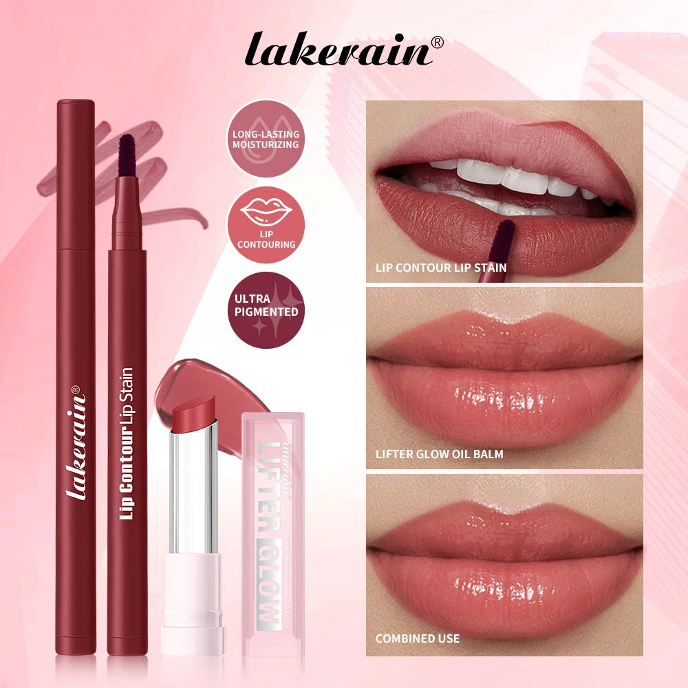 Lip Contour and Hydrating Balm Set for a Natural Look