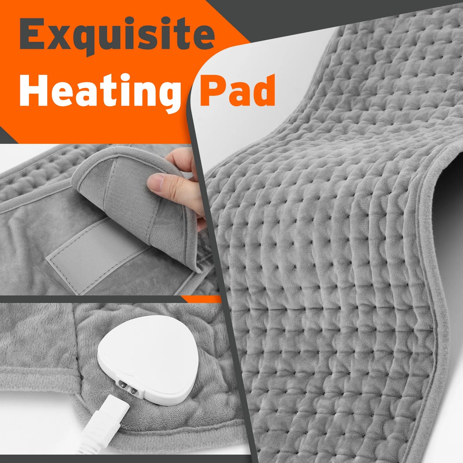 Electric Heating Waist Belt with Adjustable Temperature Control - 10