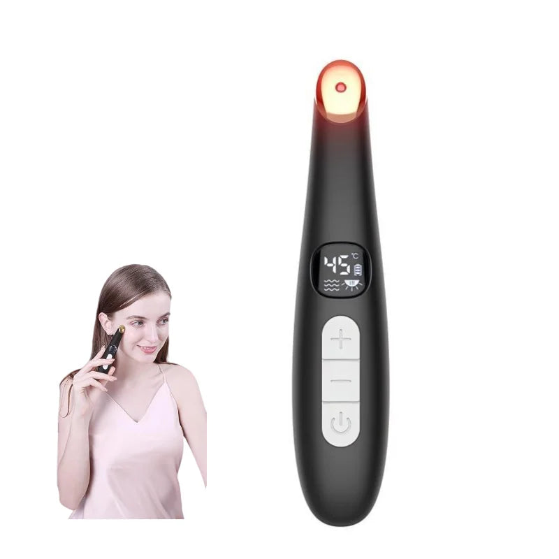 Eye Beauty Device with Heat and Vibration for Puffiness - 1