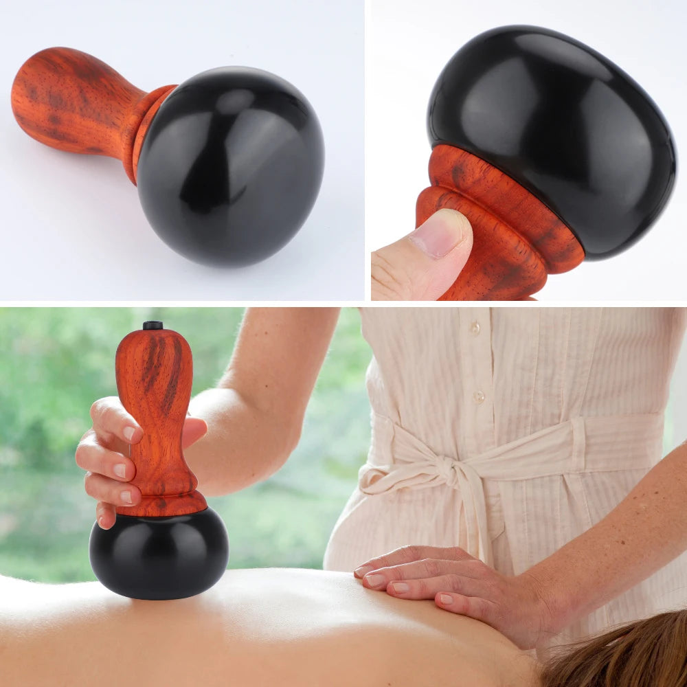 Electric Hot Stone Massager with Adjustable Heat