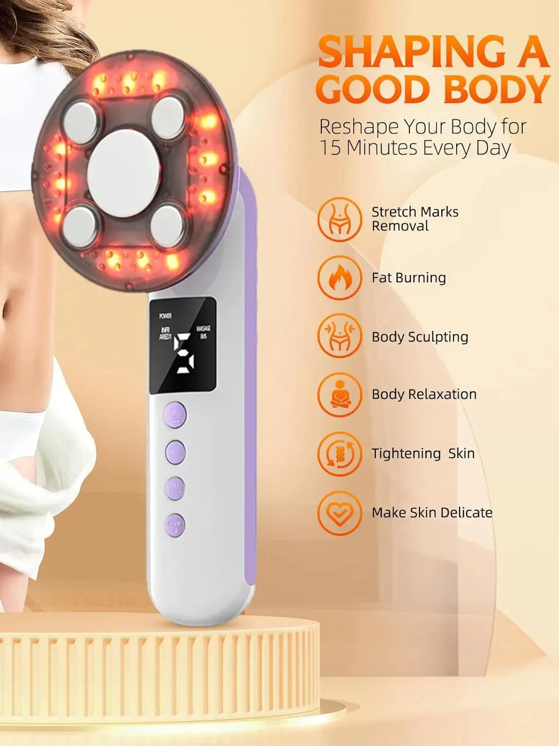 Body Slimming and Skin Tightening Machine for Home Use - 10