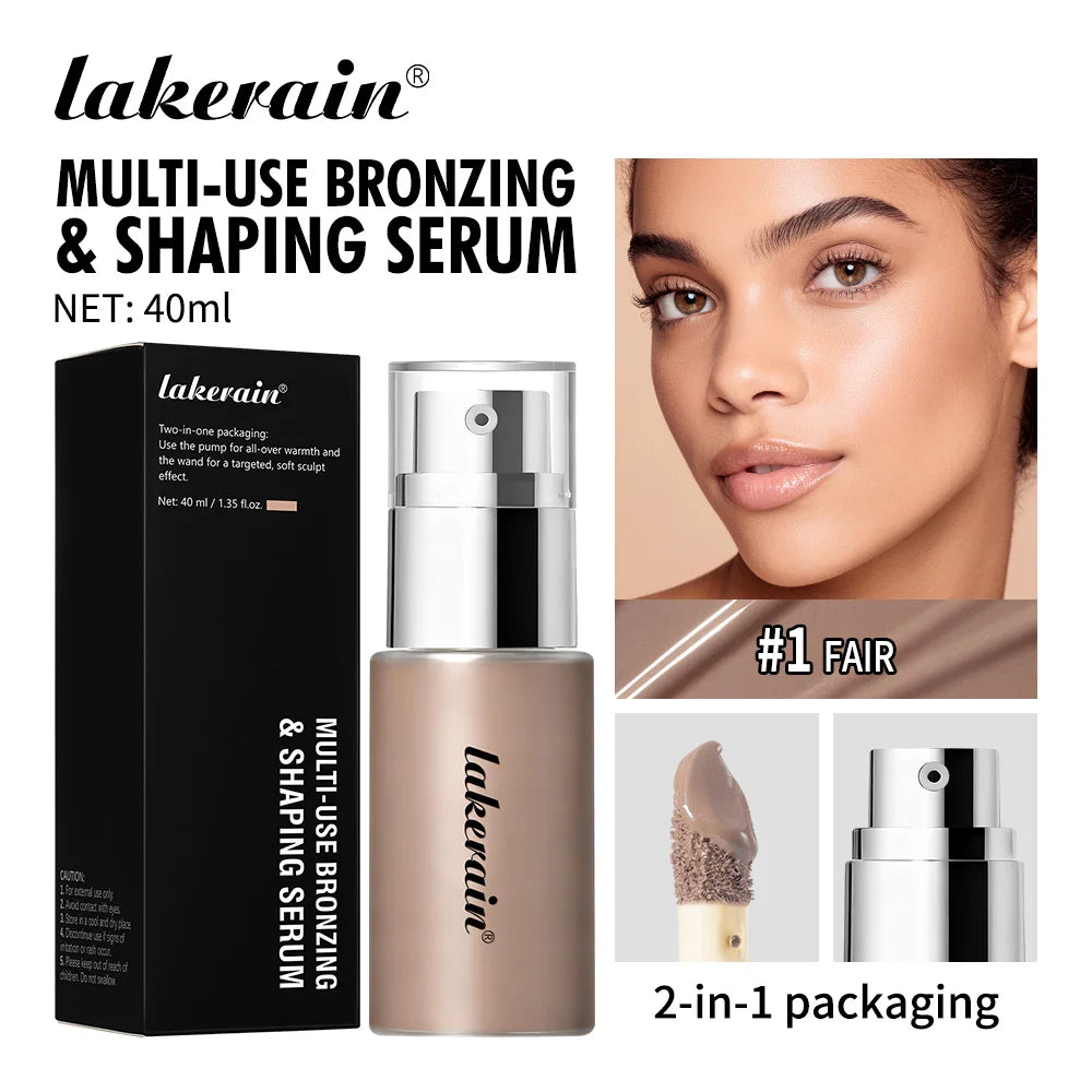 Multi Use Bronzing and Shaping Serum for Natural Sun Kissed Glow