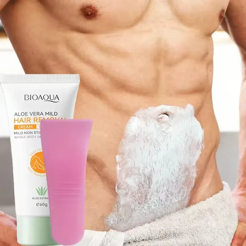 Aloe Vera Hair Removal Cream for Painless Smooth Skin - 2