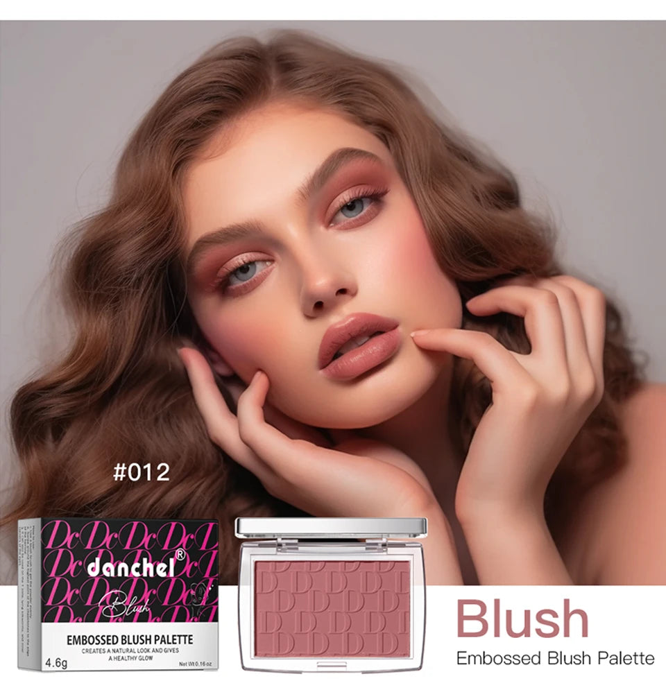 Embossed Blush Palette Natural Matte Finish