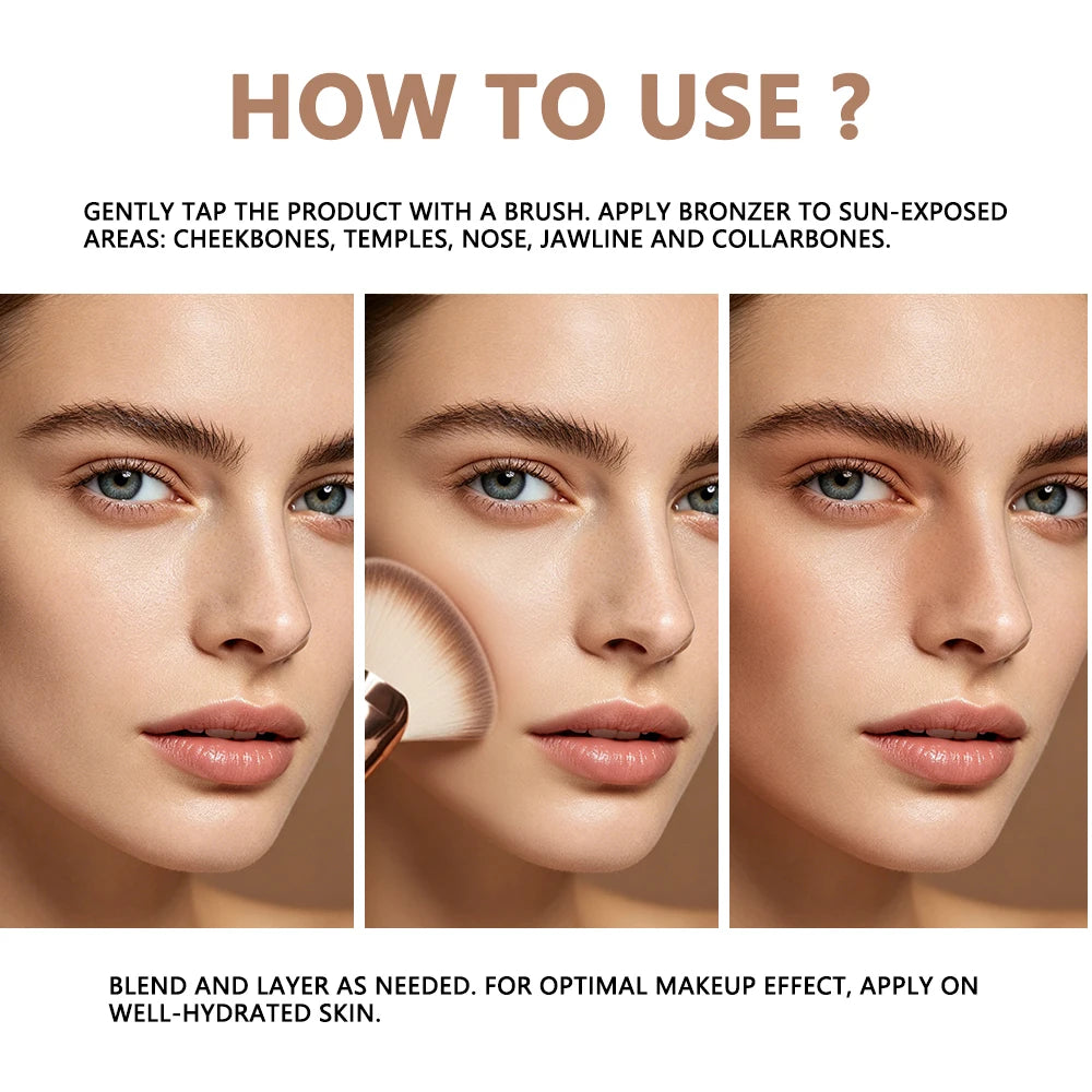 Pressed Powder Bronzer Matte Sculpting Contour