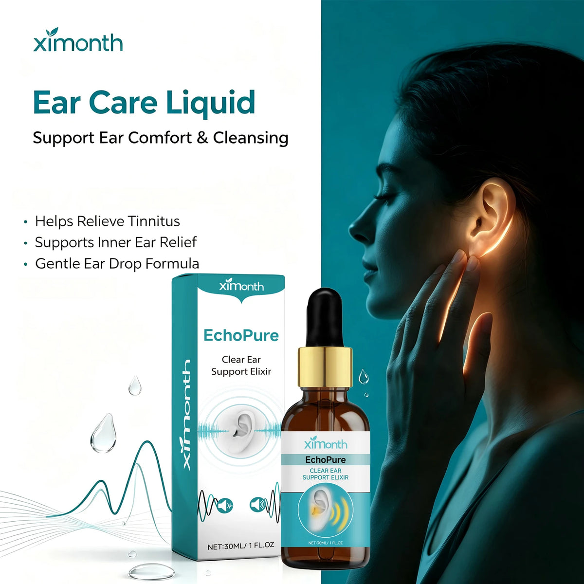 Ear Wax Removal Drops for Tinnitus Relief and Ear Cleaning