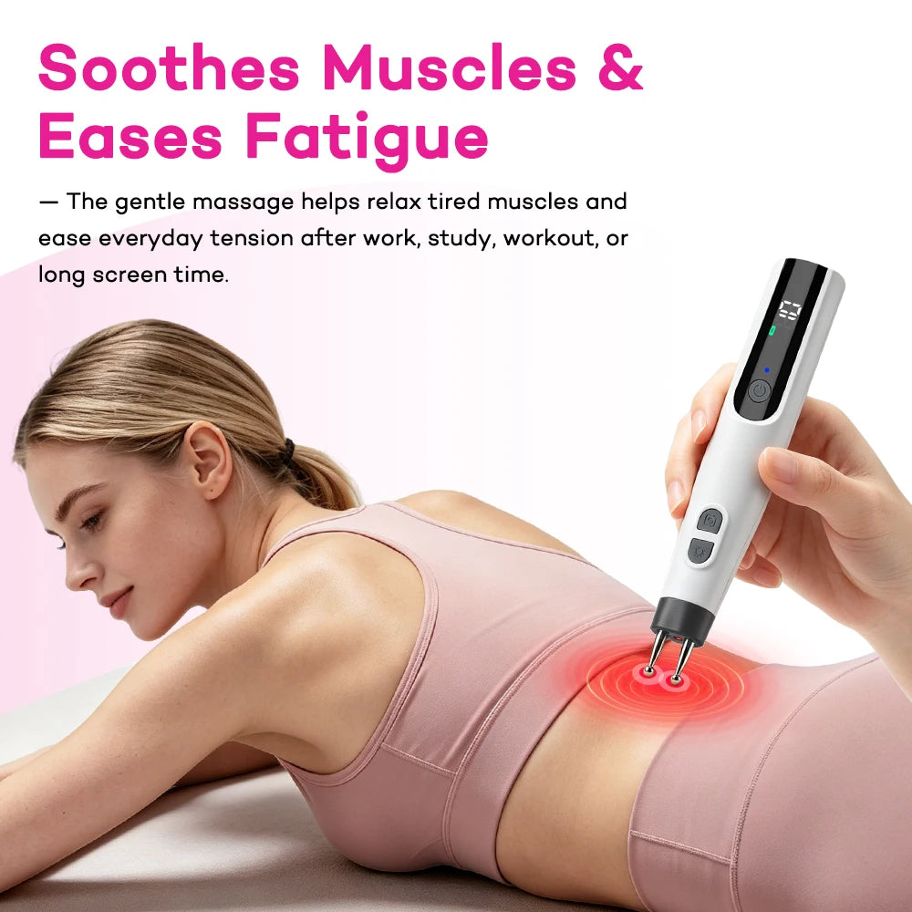 Handheld Precision Massage Pen with Digital Display