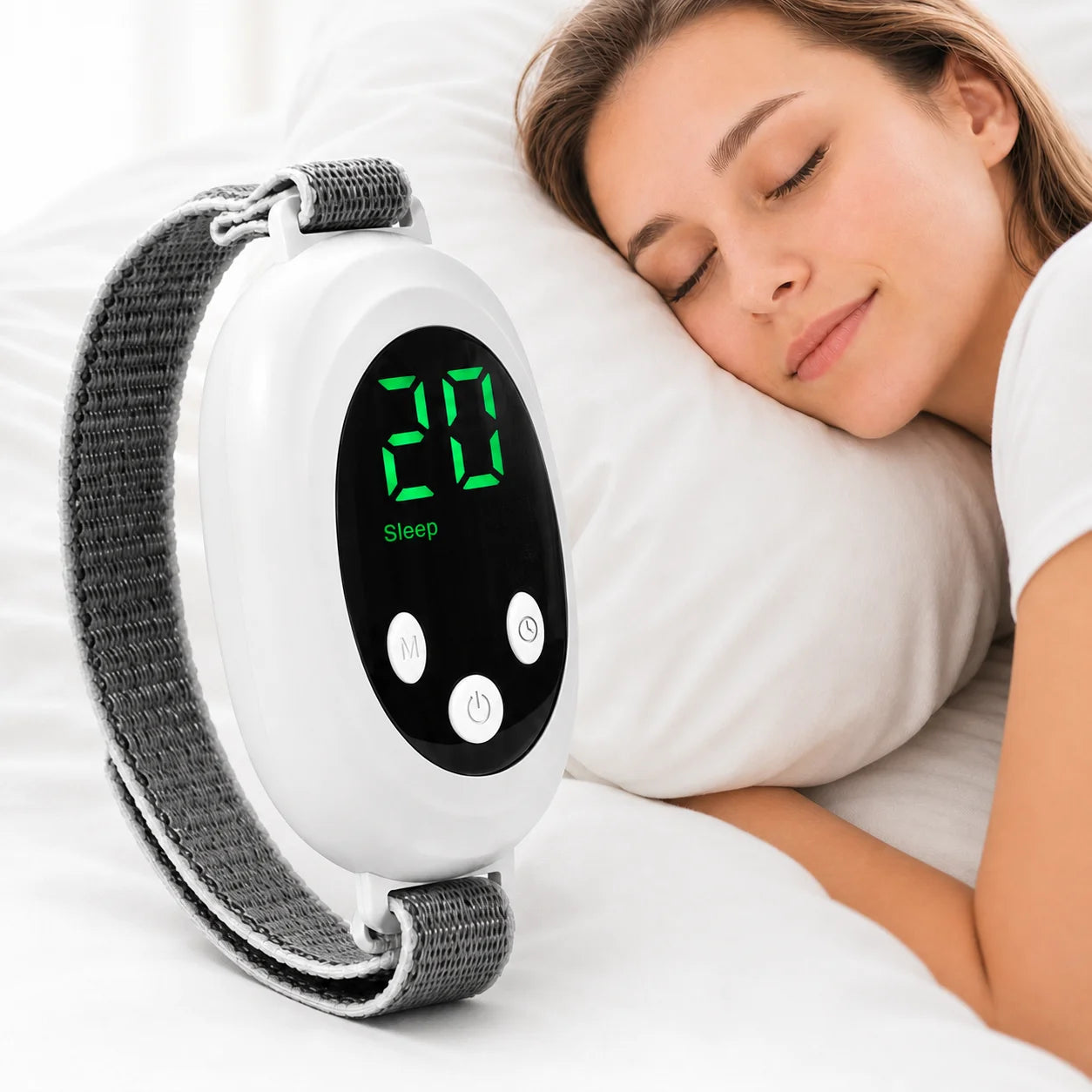 Handheld Sleep Aid Device with Adjustable Microcurrent Therapy - 1