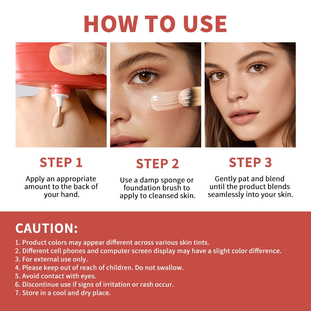 Glow Skin Tint Foundation Lightweight Buildable Coverage - 6
