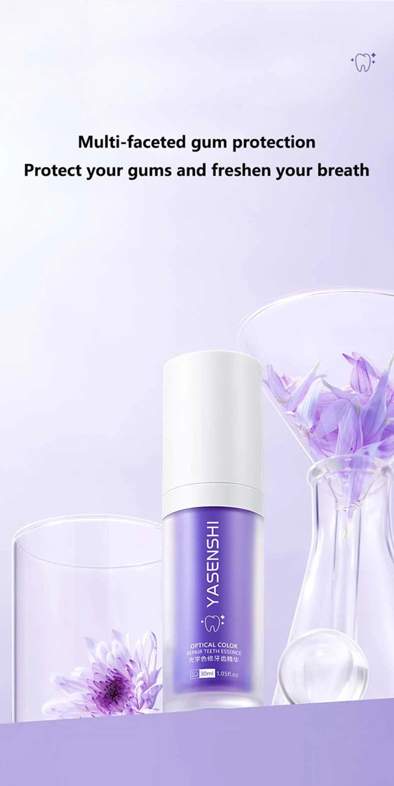 Whitening Toothpaste for Deep Cleaning and Fresh Breath