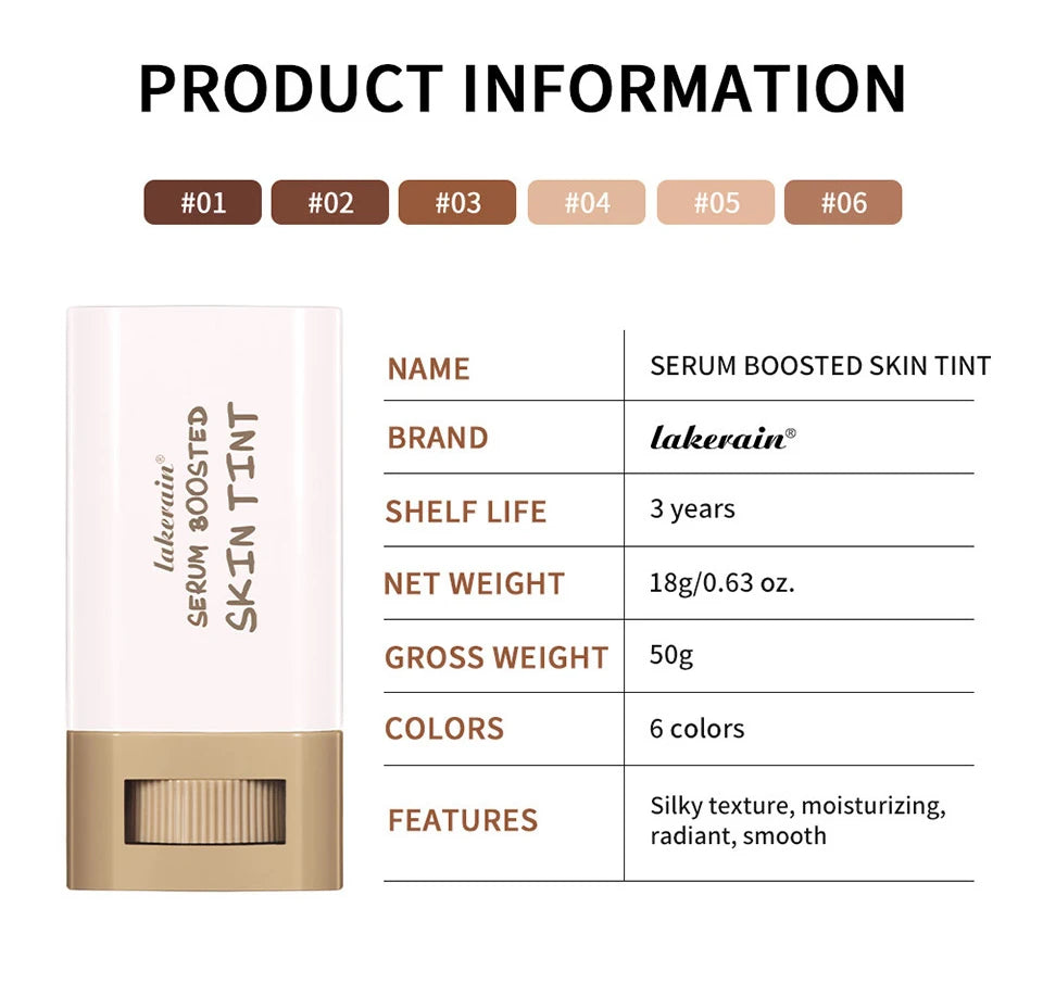 Foundation and Powder Makeup Set with Gift Pouch - 17